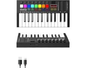 Resim Die Grup Midex Midi Paket-2 Stüdyo Ekipmanları Seti Ses Kartı Midi Klavye Mikrofon Kulaklık 