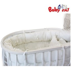 Resim Babyen1 Sepet Beşik Pufidik Yan Koruma %100 Pamuk 