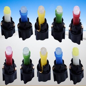 Resim Araba iç mekan için 4 adet LED Gösterge Paneli Işık Ampulü Kiti - T5 W1.2W W2X2.6d 27 74 85 18 COB LED, Tutucu Soketli Evrensel Uyumluluk, Parlatılmış Bitiş, Kolay Kurulum, Araçlar İçin Gösterge Paneli LED Işıkları, Pil Olmadan 