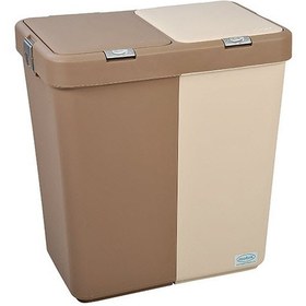 Resim Motek Duo Kirli Çamaşır Sepeti Bej-Kahve 