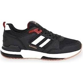 Resim Kinetix Blaze Tx Kauçuk Taban Spor Ayakkabı Yürüyüş & Koşu Siyah - Beyaz 