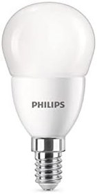 Resim Philips LED 60W P48 E14 Sarı Işık Dim Edilmez Ampul Tekli Paket 