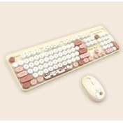 Resim RuniqueHome Hello Bear Sütlü Çay Klavye Mouse Set 