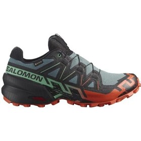 Resim Salomon Speedcross 6 Gtx L4770130028 Erkek Outdoor Ayakkabı - Haki-turuncu-haki-turuncu Haki - Turuncu 