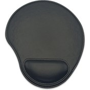 Resim Genel Markalar Şık Mouse Pad Bilek Destekli Kaliteli Suni Deri Dikişli 