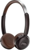 Resim Havit H616BT Retro Kulaküstü Bluetooth Kulaklık Çift Cihaz Bağlantı, Ultra Hafif Tasarım (Kahverengi) 