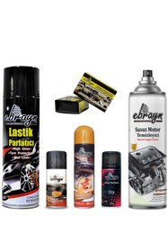 Resim caraks Motor-Lastik-Klima Temizleyici-Koku-Ebrayn Paket İçeriği Ürün Açıklamalarında Bulunmaktadır -7 Parça 