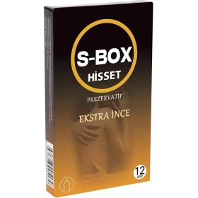 Resim S-Box Hisset Ultra Ince Prezervatif 