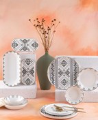 Resim Acar Ethnic 6 Kişilik 27 Parça Yemek Takımı 