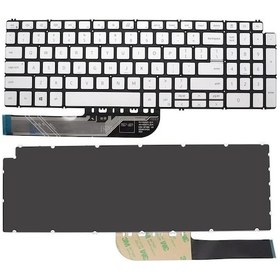 Resim Dell Uyumlu 3501 3505 5584 5590 5593 Notebook Klavyesi Gümüş, Gri Tr 