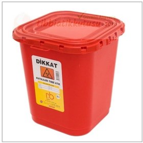 Resim Patolojik Atık Kabı 30 Lt Kırmızı Donbox 