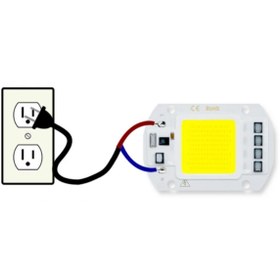 Resim DEMİRLED 220 Volt 50 Watt Pembe Projektör Cob Led Çipi 