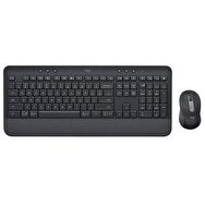 Resim Logitech Signature MK650 Multi-Device Bolt Alıcılı Bluetooth Kablosuz Türkçe Q Siyah Klavye ve Mouse Seti 