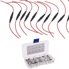 Resim Yepyeni Dayanıklı 10 Parça 5X20MM Tutucu Vida Tipi Cam Hızlı Darbe Sigorta(Yurt Dışından) 