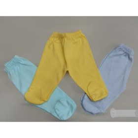 Resim özdemirli bebe Patikli Alt Pijama Ayaklı 3 Lü Paket 