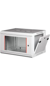 Resim Lande - 6u 19" Duvar Tipi Rack Kabinet - Genişlik: 600 mm | Derinlik: 450 mm - Açık Gri 