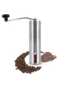 Resim Sisus Paslanmaz Çelik Kahve El Kahvesi Öğütücü 