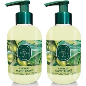 Resim Eyüp Sabri Tuncer Ayvalık Zeytin Çiçeği Doğal Zeytinyağlı El ve Vücut Losyonu 2 x 280 ML 