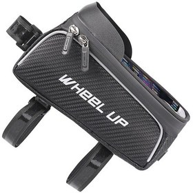 Resim Wheel Up 025 Açık Bisiklet Su Geçirmez Bisiklet Ön Tüp Çanta Dokunmatik Ekran Telefon Için Çok Renkli 