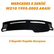 Resim MERCEDES SERİES E W210 3 BOYUTLU VİP DERİ TORPİDO ÖRTÜSÜ 