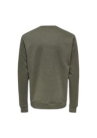Resim Only Erkek Sweatshirt .22030625 Açık Kahve 