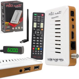 Resim ENDALİFE Riosat Smart Iptv Uydu Alıcı Mini Full Hd Ethernet Wifi Youtube Destekli 
