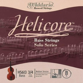 Resim D'Addario HS613 Helicore 3/4 Tek Kontrbas Teli (Si) 