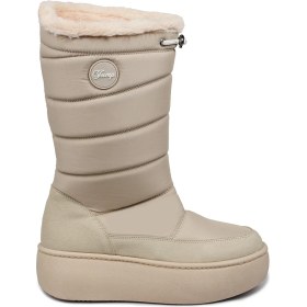 Resim Jump 60116 Suya Dayanıklı Kaydırmaz Taban Bej Kadın Kar Botu 