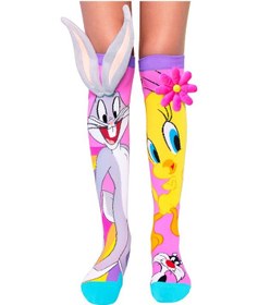 Resim Madmia Tweety Bugs Bunny Çorap Çok Renkli 