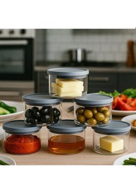 Resim 400 Cc Sade Plastik Kapaklı Kahvaltılık 90 X 70+400 Ml Beyaz 