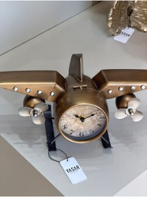 Resim YASAR CONCEPT Choptera Metal Dekoratif Helikopter Saat Detaylı 