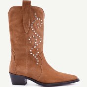 Resim Yargıcı Aksesuar Detaylı Deri Western Bot 25kkay4011x 057 Taba 