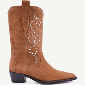 Resim Yargıcı Aksesuar Detaylı Deri Western Bot 25kkay4011x 057 Taba 