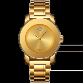 Resim 2xudc C Skmei Bilek Su Geçirmez Günlük Elbise Altın Renk Bayanlar Taklidi Su Geçirmez Relogio Feminino Kuvars Izle Moda Ince Saatler (Yurt Dışından) 