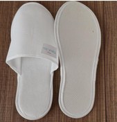 Resim Alina 250 Çift Tek Kullanımlık Otel Terliği 45GR Nanwoven Kumaş Süngerli Komple Biyeli 3mm Eva Taban 