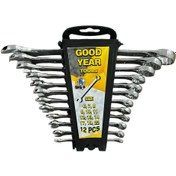 Resim Pukka 12 Parça Kombine Anahtar Takımı 12 Li Düz-yıldız 6x22 Mm 