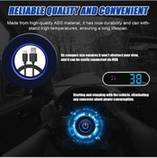 Resim Kosona Siyah Gps Araç Hud: Hız Kmh/mph Gösterici, Pusula, Hız Aşımı Uyarısı, Zaman Ve Yön Bilgisi - Usb İle Kolay Kurulum 