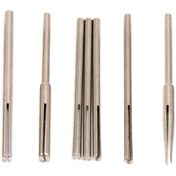Resim 10/12 Adet Alaşımlı Mandreller, 2.35/3mm Saplı Bölünmüş Zımpara Kelepçesi, Zımparalama ve Parlatma için Konik Döner Alet Tutucu 