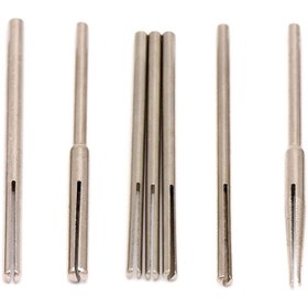 Resim 10/12 Adet Alaşımlı Mandreller, 2.35/3mm Saplı Bölünmüş Zımpara Kelepçesi, Zımparalama ve Parlatma için Konik Döner Alet Tutucu 