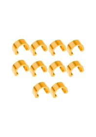 Resim Maoyaya 10 Adet Alüminyum C Klip Kablo Hortumlu Altın Altın Altın 