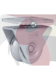 Resim 70mm Çift Rulmanlı Döner Kepli Teker/döner Raylı Kapı Makarası 