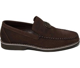 Resim Bestello Bağcıksız Eva Taban Loafer 331-080 Erkek Ayakkabı Kahve Nubuk 
