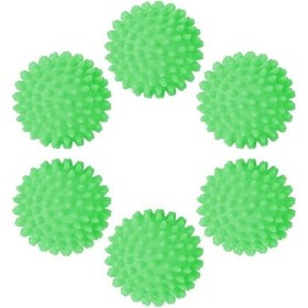 Resim Bilgisayar. Kurutma Topları Tekrar Kullanılabilir Kurutma Çamaşır Topları Kırışıklıkları Ve Statik Tutunmayı Azaltır Yeşil Kehaoan Çok Renkli 