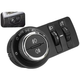 Resim Wisco Chevrolet Cruze Uyumlu Far Anahtarı Krom 9 Pin Ön Arka Sisli Otomatik Far 13301752 