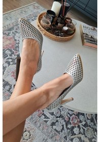 Resim 135 5399 Topukla Kadın Taşlı İnce Topuklu Stiletto Abiye Ayakkabı 001 