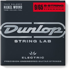 Resim Jim Dunlop DEN0965 Nickel 8 Telli Elektro Gitar Teli (9-42) 