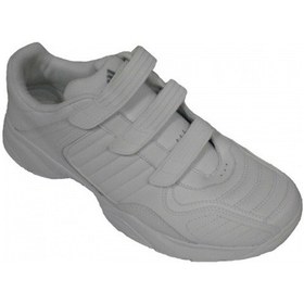 Resim Adidas Erkek Beyaz Deri Bantlı Tenis Ambition Iıı Spor Ayakkabısı Vo013850 Beyaz 