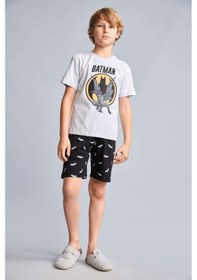 Resim Defacto Batman Lisanslı Regular Fıt 2li Pijama Gri Melanj Takımı Erkek Çocuk H8144a826hsgr400 Gri-gr400 