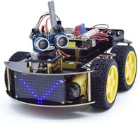Resim Keyestudio 4WD BT Arduino Programlama DIY STEM Robot Araba Kiti V2.0 