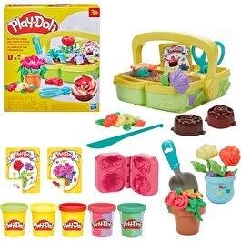 Resim Play Doh Renkli Çiçekler Botanik Oyun Seti G0492 